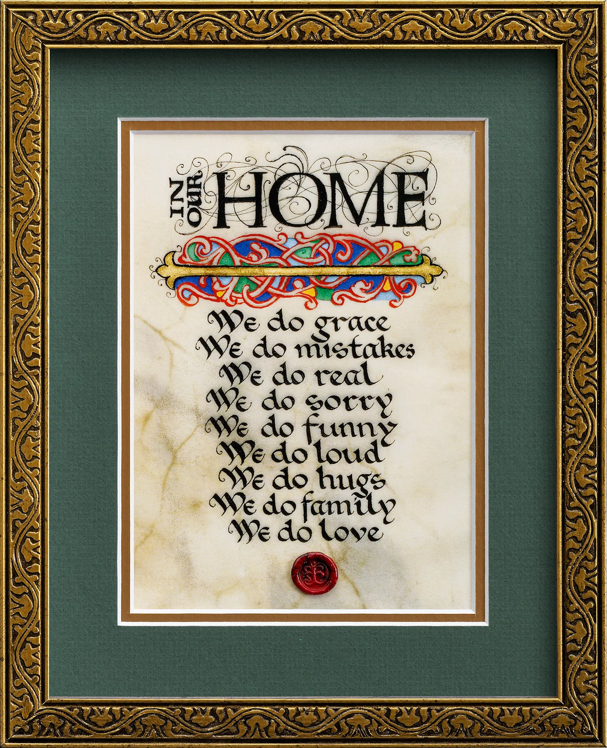 In Our Home Framed Print
