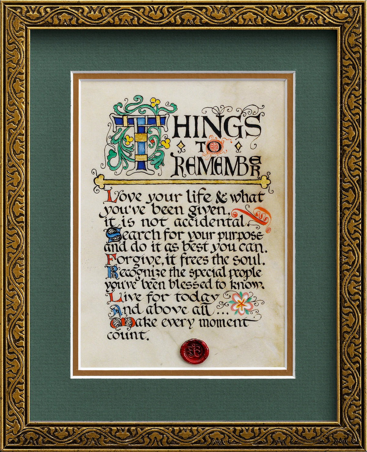 Things to Remember Print
