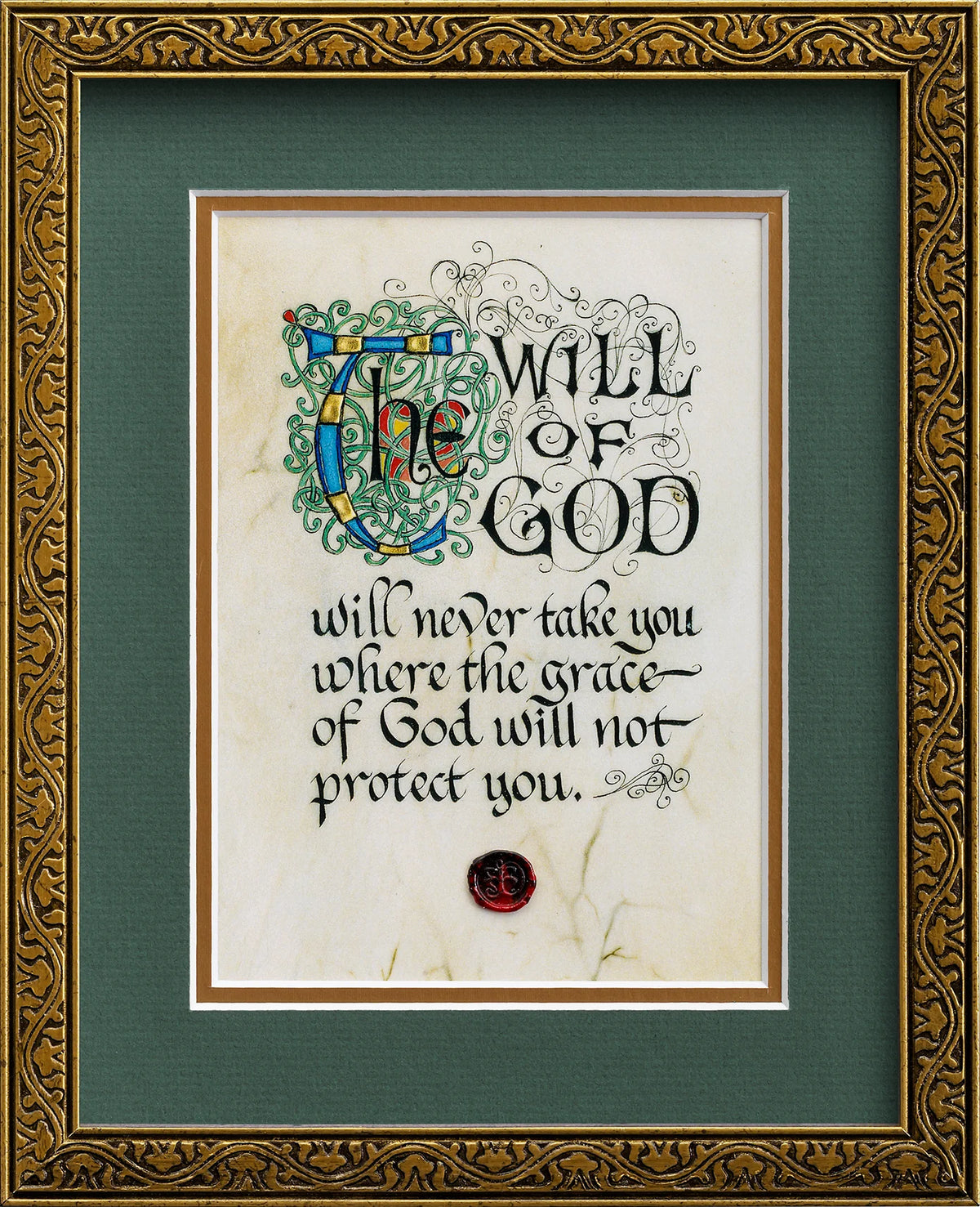 The Will of God Framed Print