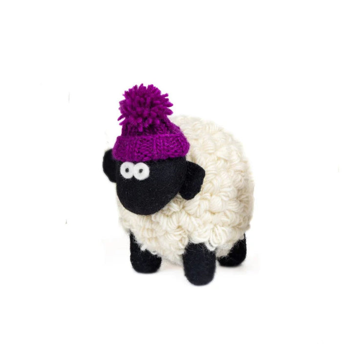 Knitted Sheep Collectible Mountain with Bobble Hat – Carrick Mór