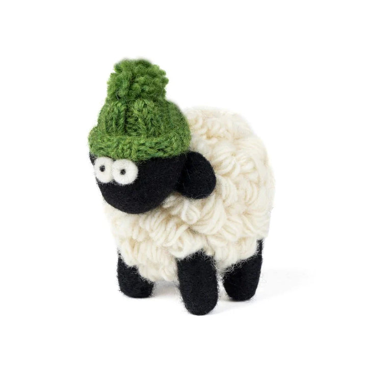 Knitted Sheep Collectible Mountain with Bobble Hat – Carrick Mór