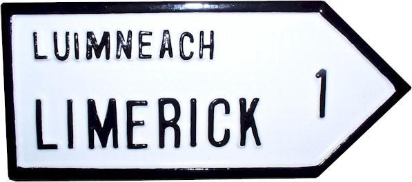 Irish Road Sign - Limerick – Carrick Mór