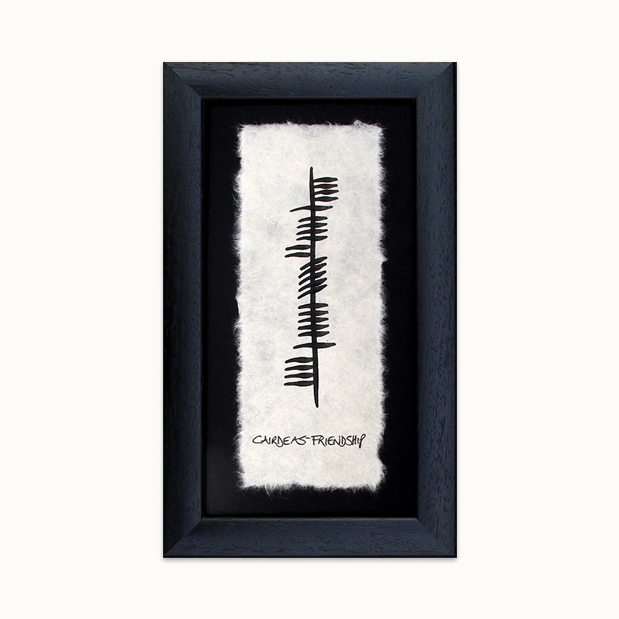 Ogham Sign Friendship – Carrick Mór